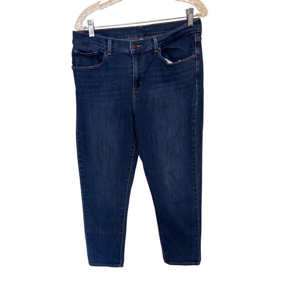 Levis Womens 512 Shaping Slim Fit Jeans Size 12 W 31 Medium Wash - Picture 1 of 12